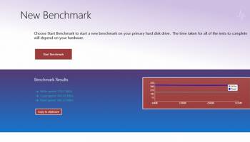 Disk Benchmark screenshot