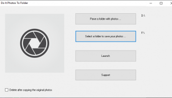 Do It Photos To Folder screenshot
