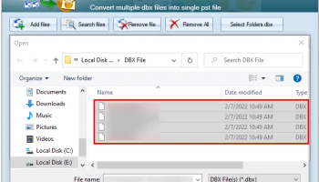 Sysinfo DBX to PST Converter screenshot