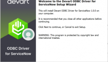 ServiceNow ODBC Driver by Devart screenshot