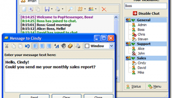 PopMessenger screenshot