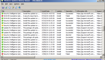 WinUpdatesView screenshot