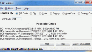 ZIP Express screenshot