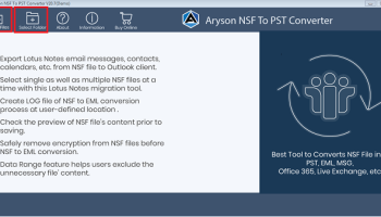 NSF Converter for Mac screenshot