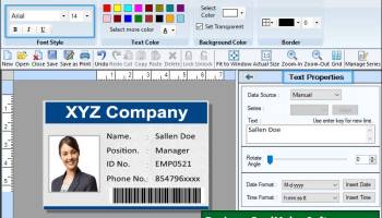 Identity Card Maker Software screenshot