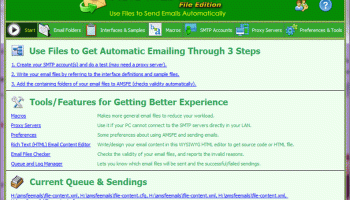Auto Mail Sender File Edition screenshot