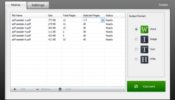 Convert PDF to Word Plus screenshot