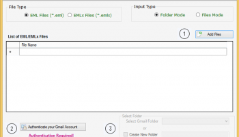 Softaken EML to Gmail Migration screenshot