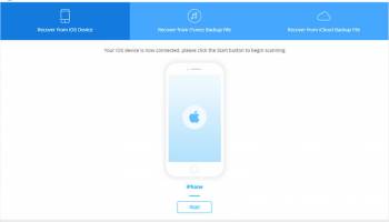 Syncios Data Recovery screenshot