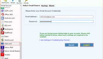 Outlook.com Mail Backup Software screenshot