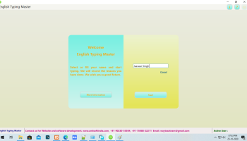 English Typing Master screenshot