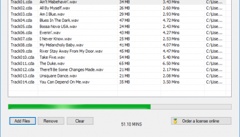 CSAudioCDBurner screenshot