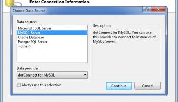 dotConnect for MySQL Professional screenshot