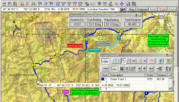 OziExplorer screenshot