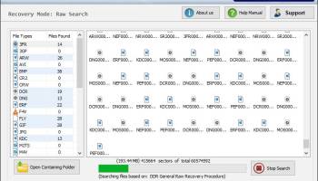 Digital Camera Photo Recovery Tool screenshot