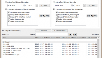 File Date Corrector screenshot