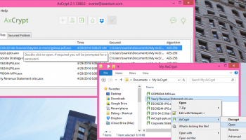 AxCrypt screenshot