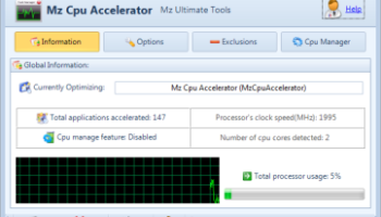 Mz Cpu Accelerator screenshot