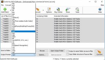 Switch Audio and Mp3 Converter Free screenshot
