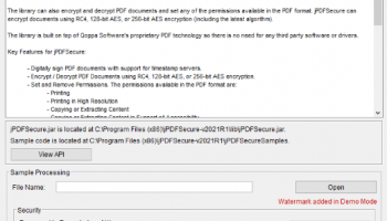 jPDFSecure screenshot