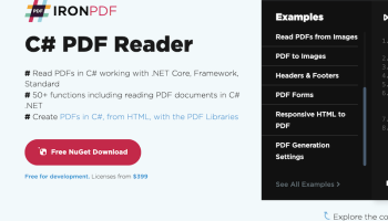 C# PDF Reader screenshot