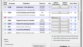 Acronyms Master screenshot