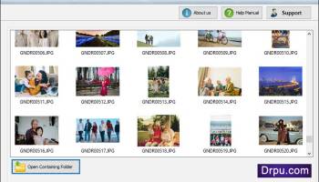 Photos Restore Software screenshot
