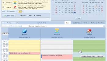 Car Wash Calendar for Workgroup screenshot
