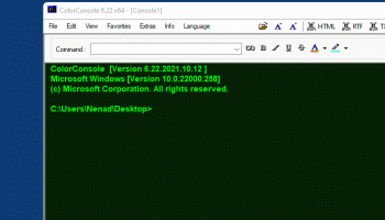 ColorConsole screenshot