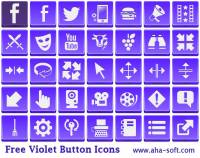 Free Violet Button Icons screenshot
