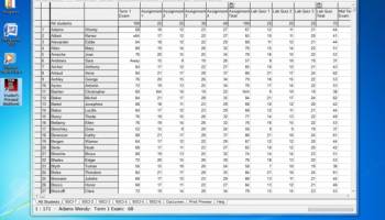 Teacher's Personal Markbook screenshot
