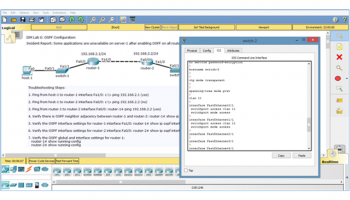 CCNA v3 Lab Simulator screenshot
