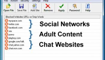 Website Block screenshot