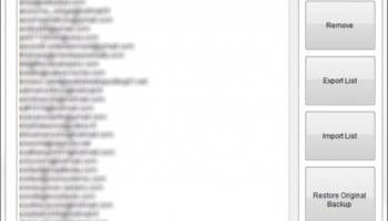 WLM Blocked Sender Tool screenshot