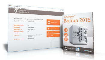 Ashampoo Backup 2016 screenshot