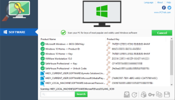 Product Key Recovery Tool screenshot