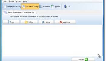 PDF to Excel Converter screenshot