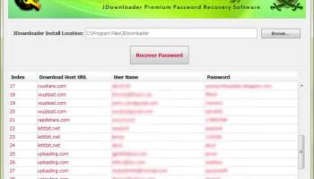 Password Decryptor for JDownloader screenshot