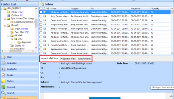 corrupt OST File viewer Software screenshot
