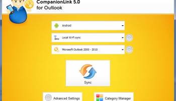 CompanionLink for Outlook screenshot