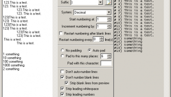 List Numberer screenshot