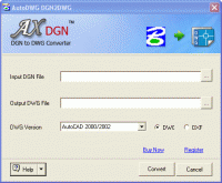 AutoDWG DGN to DWG Converter screenshot