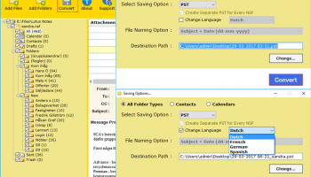 Lotus Notes To Outlook Converter screenshot
