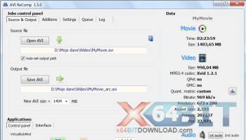 AVI ReComp screenshot