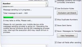 SMS Application for Android screenshot