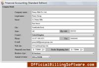 Cash Accounting Software screenshot
