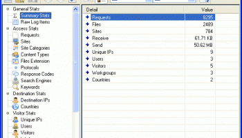 Proxy Log Explorer Standard Edition screenshot