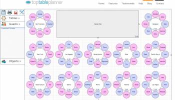 Toptableplanner screenshot