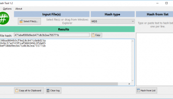 Hash Tool screenshot