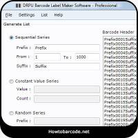 DRPU Barcode Maker screenshot